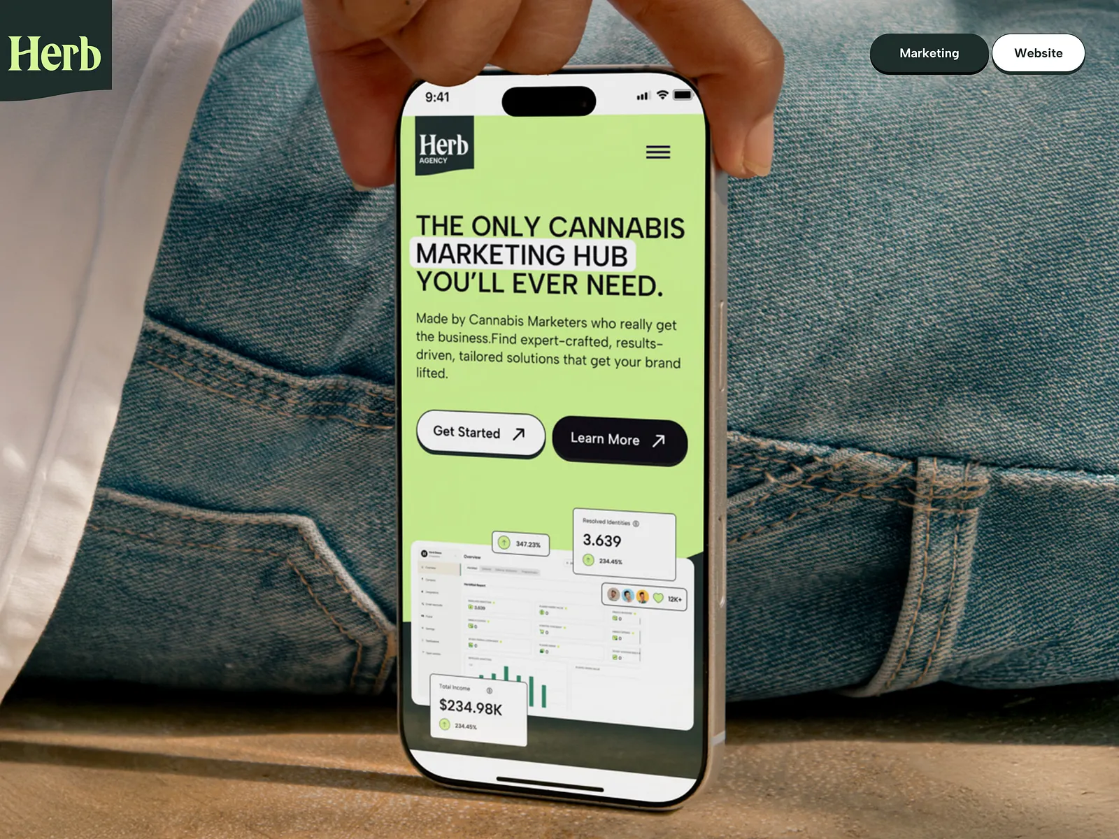 Herb Agency: Creative agency website
